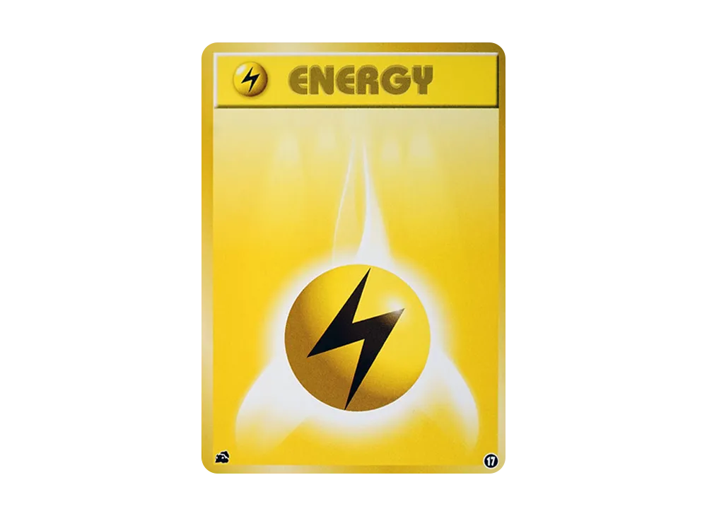 雷エネルギー : 旧裏 [PMCGI No.017](拡張パック「イントロパック」)