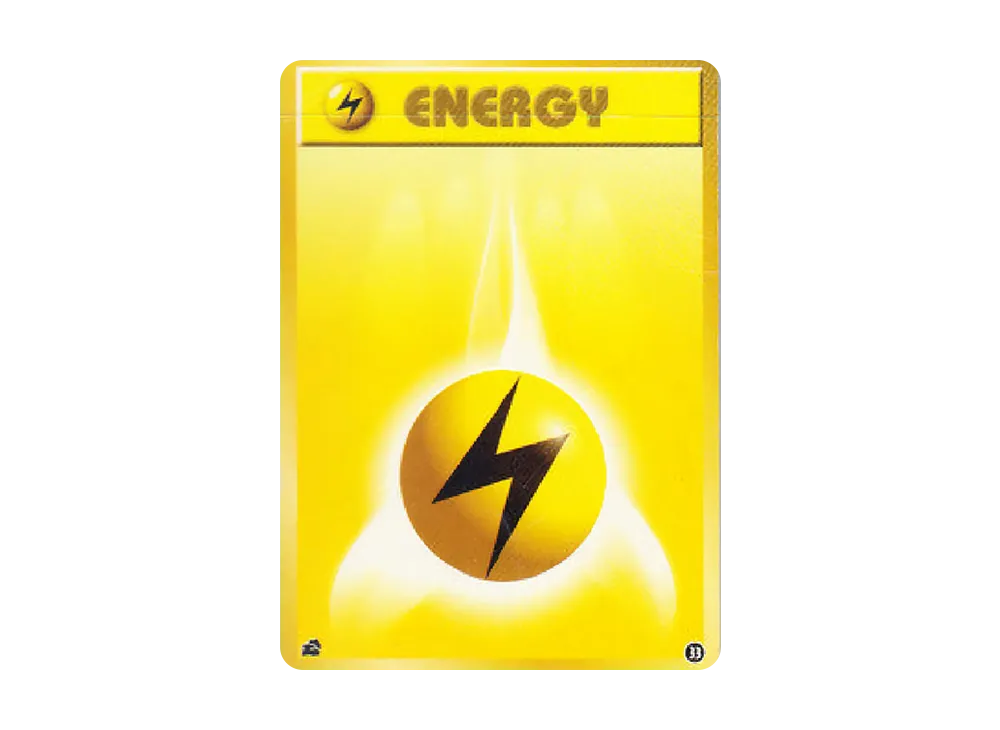 雷エネルギー : 旧裏 [PMCGI No.033](拡張パック「イントロパック」)