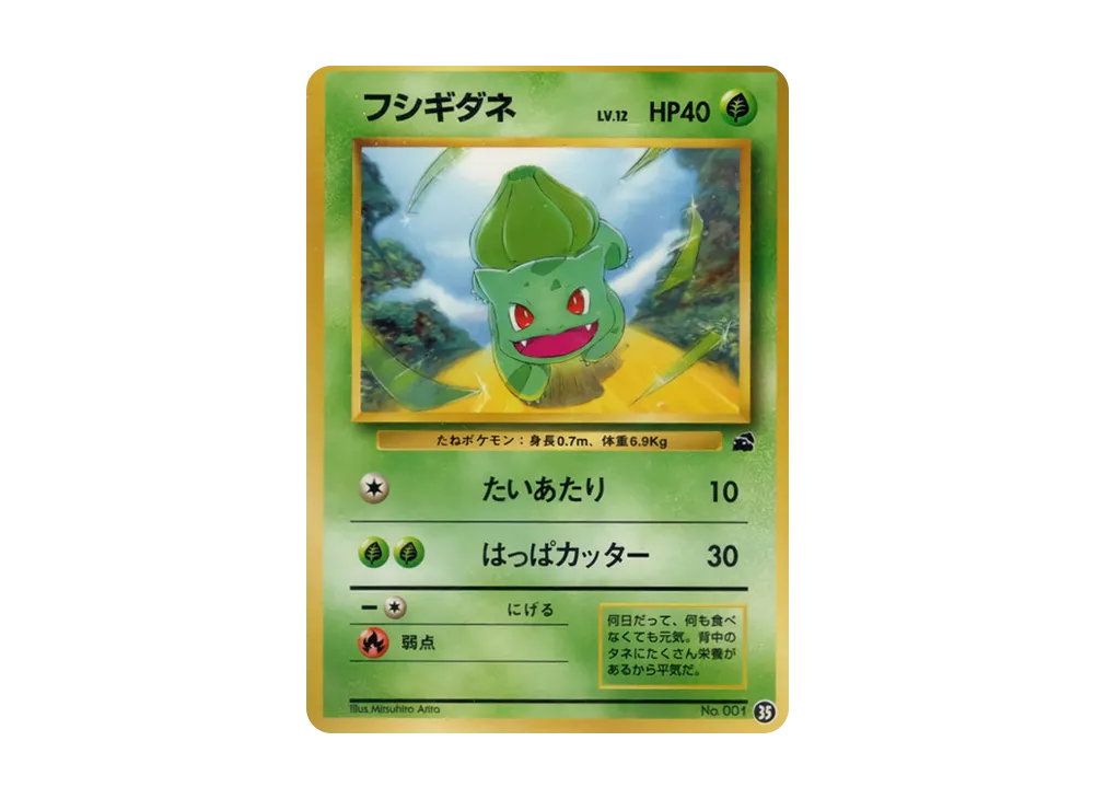 フシギダネ : 旧裏 [PMCGI No.035](拡張パック「イントロパック」)