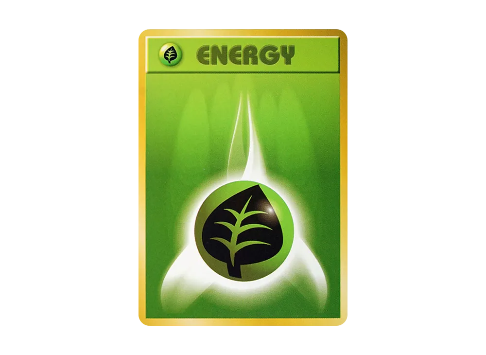 草エネルギー : 旧裏 [PMCG1-ST](スターターパック「ポケットモンスター カードゲーム」)