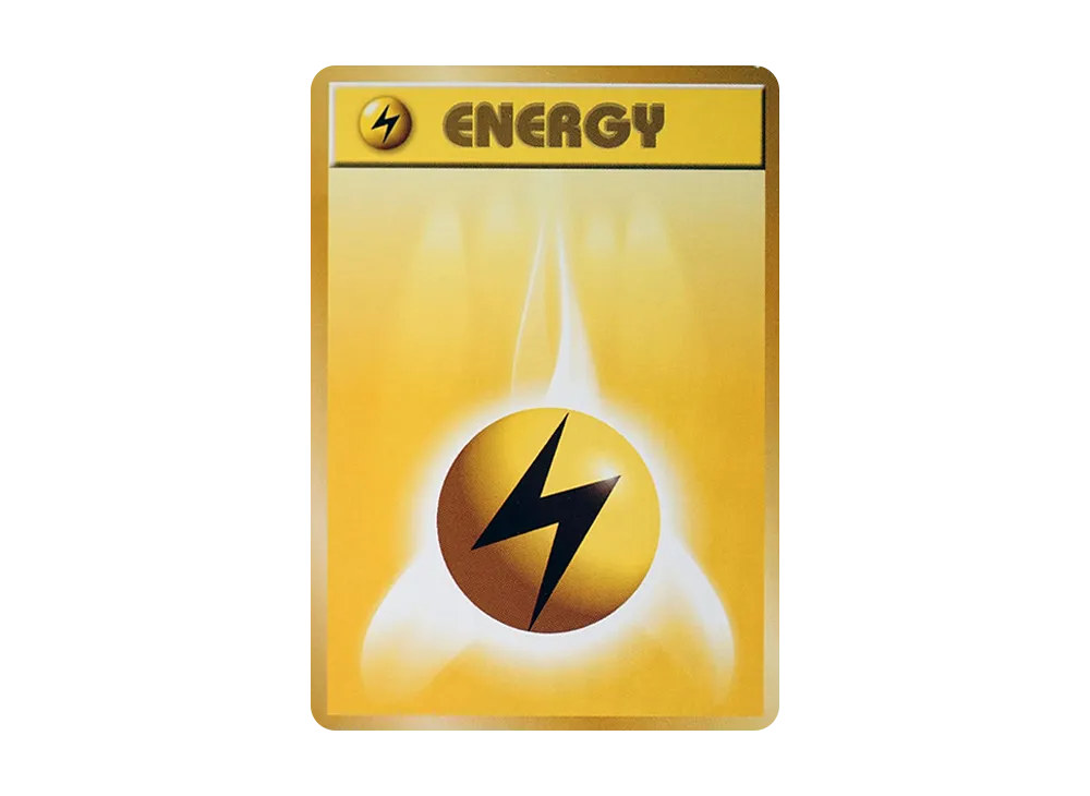 雷エネルギー : 旧裏 [PMCG1-ST](スターターパック「ポケットモンスター カードゲーム」)