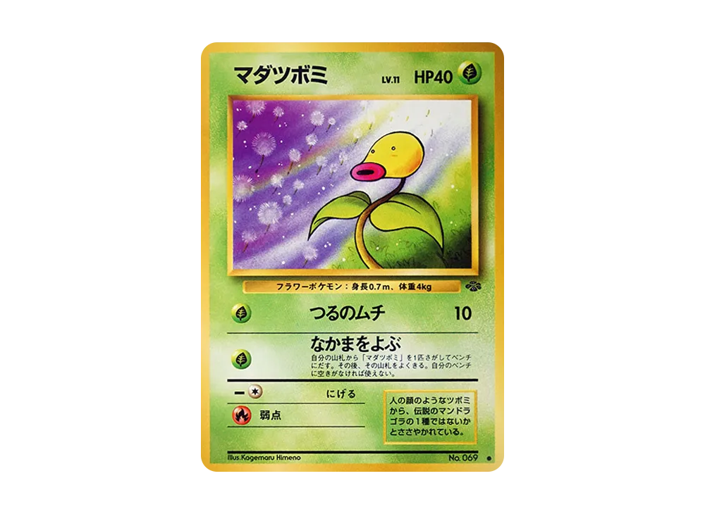 マダツボミ ● : 旧裏 [PMCG2 No.069](拡張パック「ポケモンジャングル」)