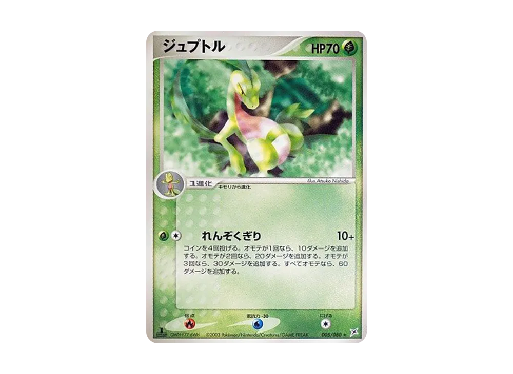 Grovyle :1ED [ADVEX 005/080](Enhanced Expansion Pack ex1 "Magma VS Aqua: Two Ambitions")