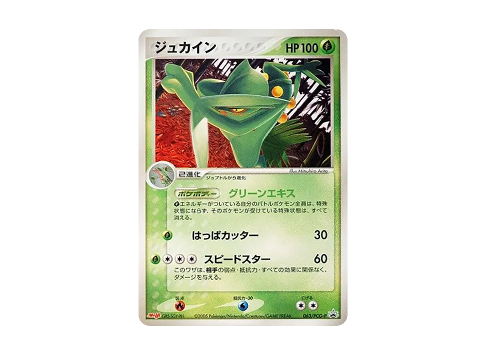 ジュカイン P [PCG-P 063](プロモーションカード「明治製菓 ポケモン
