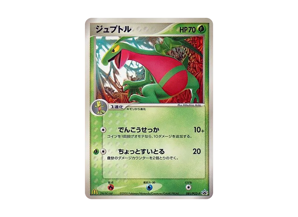 Grovyle P [PCG-P 081](Promotional Cards "Mcdonald's Original July 2005")