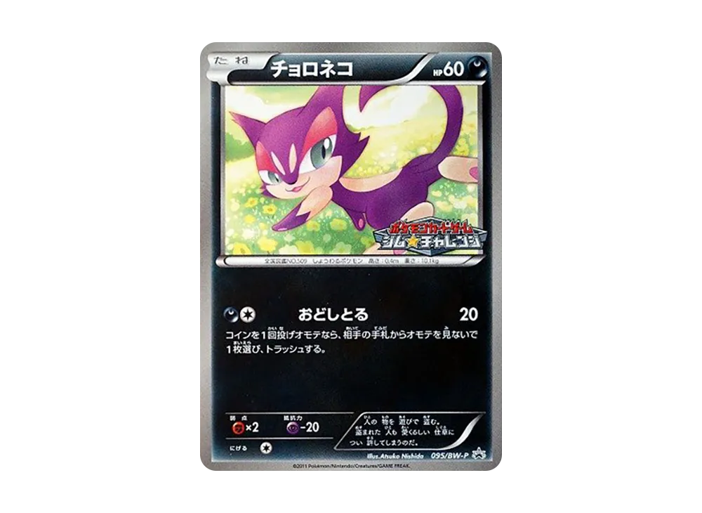 チョロネコ P [BW-P 095/BW-P](宣傳卡パック「ジム☆チャレンジ 2011年9月」)