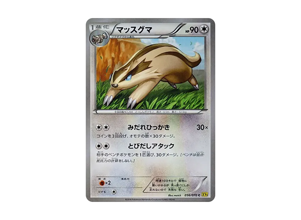 直衝熊 C [XY5 056/070](擴充包「蓋亞火山」)