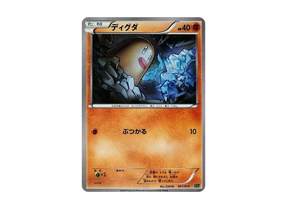 地鼠 [XYG 001/019](パーフェクト對戰デッキ60「ジガルデEX」)