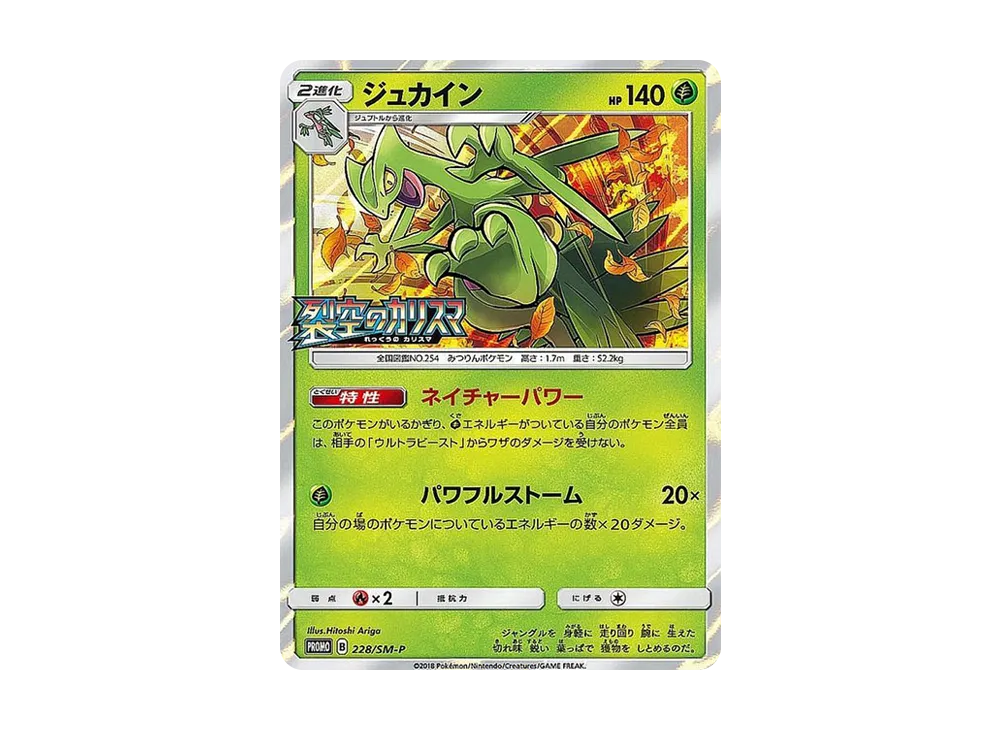 PSA10】ジュカイン 228/SM-P裂空のカリスマ プロモ PROMO PSA10