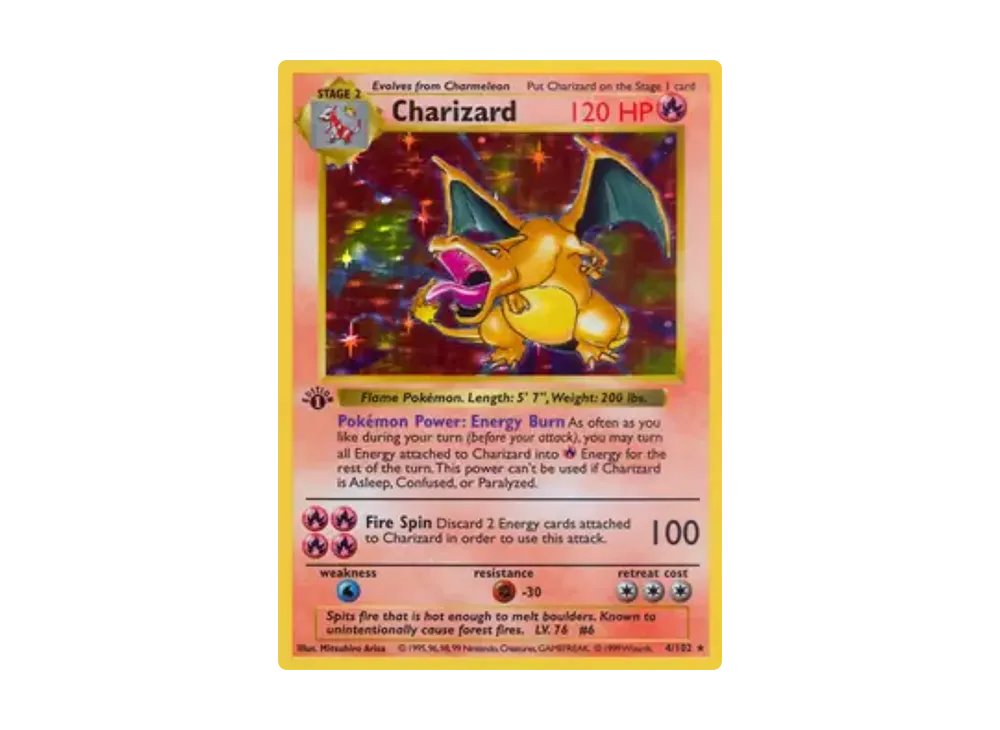 Charizard R [4/102][EN](Base Set 1st Edition)