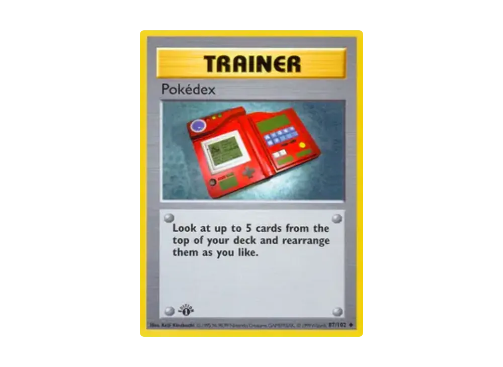 ポケモン図鑑 U [87/102]【英語版】(ベースセット 1st エディション)