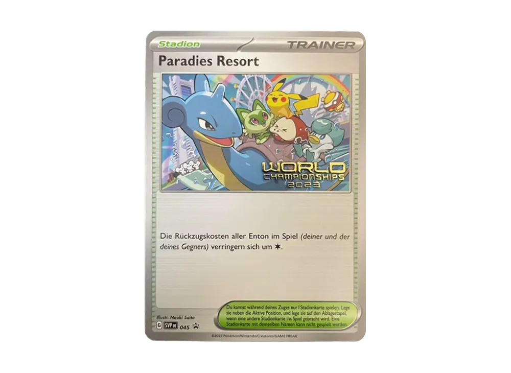 パラダイスリゾート_ポケモンWCS 2023プロモ psa10 Paradise Resort [World Championships 2023] #SV-P Prices