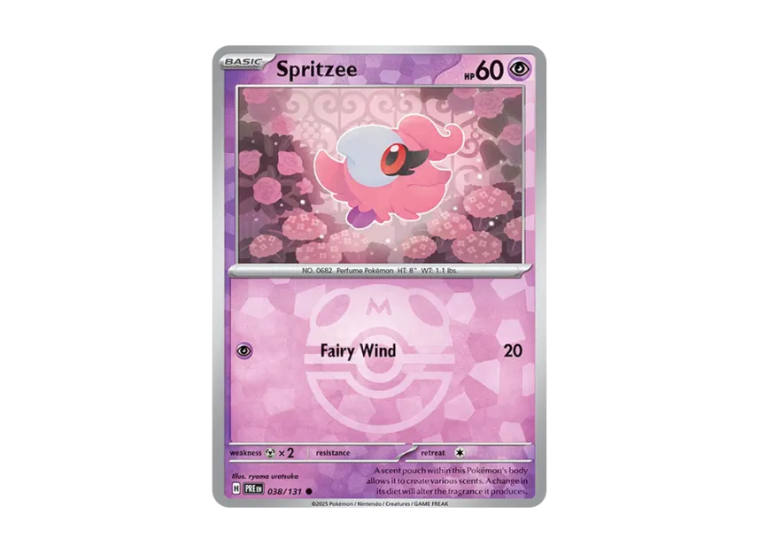 spritzee pokemon card Pokmon TCG Unbroken Bonds 141/214 Regular Common Description coming soon... Spritzee Pokmon Card