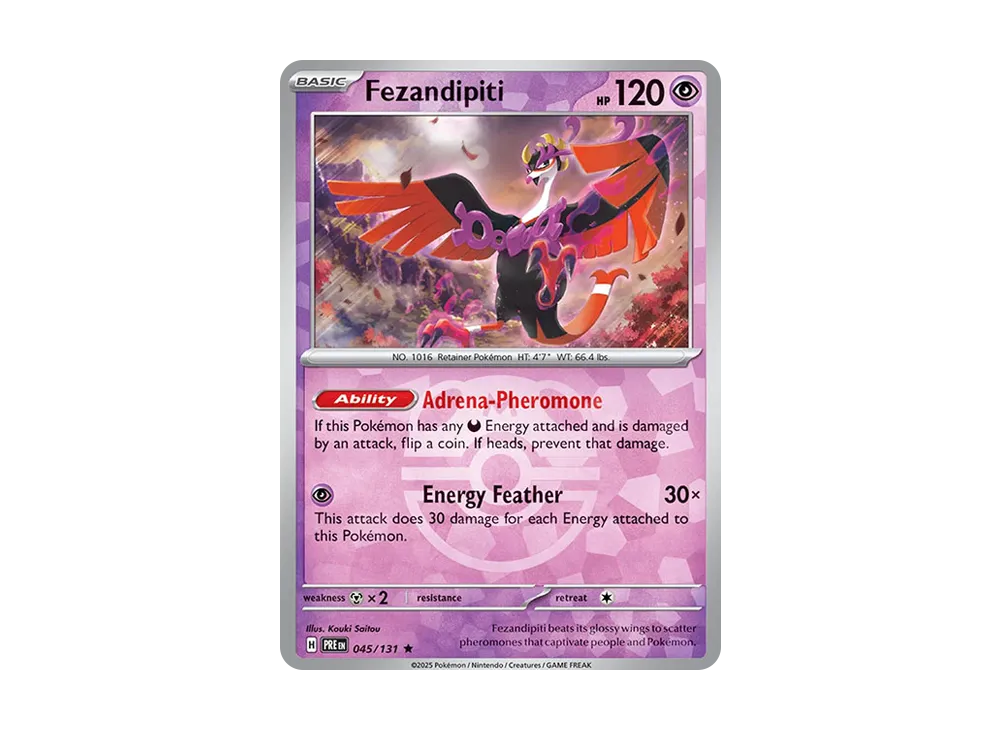 キチキギス R :マスターボールホロ [PRE EN 045/131]【英語版】(スカーレット&バイオレット「プリズマティックエボリューションズ」)