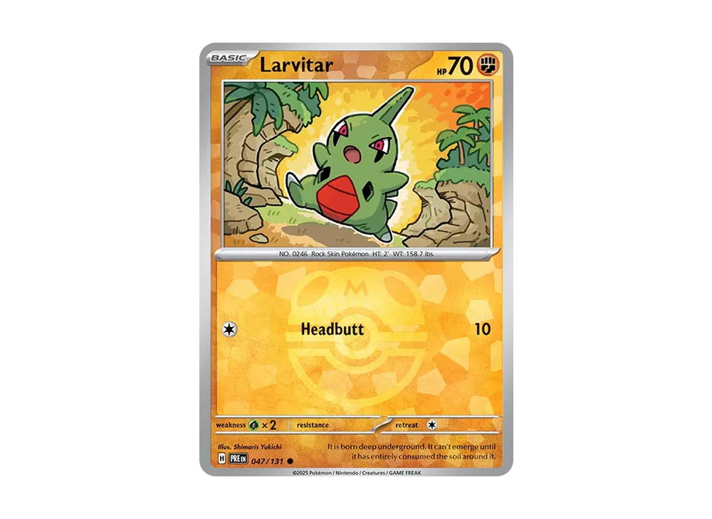 ヨーギラス C :マスターボールホロ [PRE EN 047/131]【英語版】(スカーレット&バイオレット「プリズマティックエボリューションズ」)