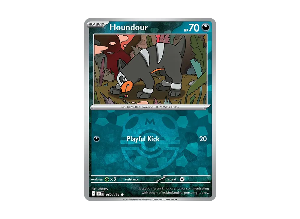 デルビル C :マスターボールホロ [PRE EN 062/131]【英語版】(スカーレット&バイオレット「プリズマティックエボリューションズ」)