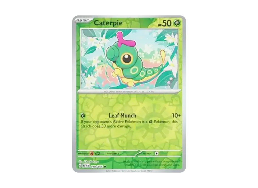 キャタピー C :リバースホロ [MEW EN 010/165]【英語版】(スカーレット&バイオレット「151」)