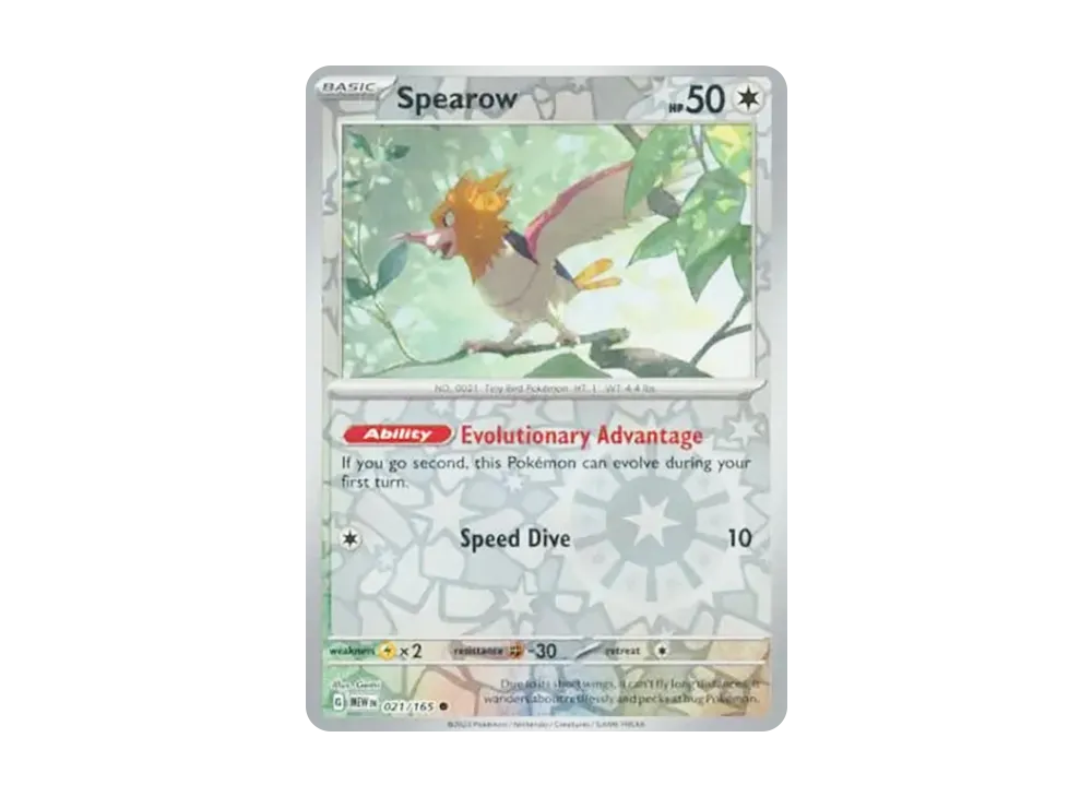 オニスズメ C :リバースホロ [MEW EN 021/165]【英語版】(スカーレット&バイオレット「151」)