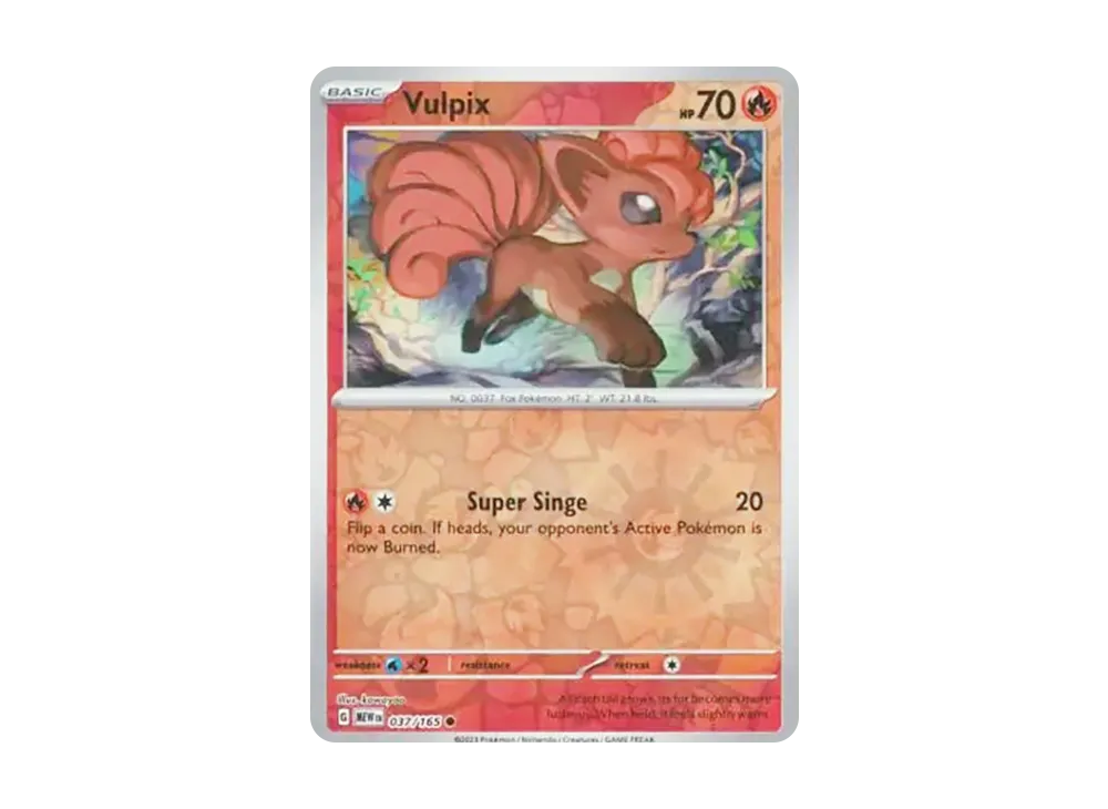 ロコン C :リバースホロ [MEW EN 037/165]【英語版】(スカーレット&バイオレット「151」)