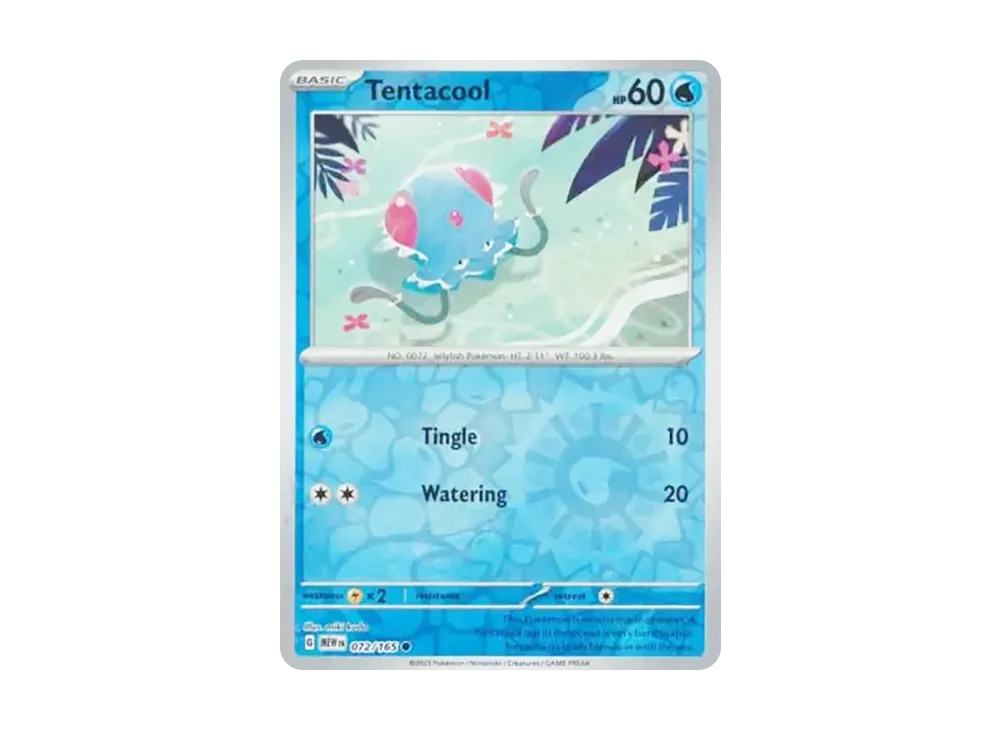 メノクラゲ C :リバースホロ [MEW EN 072/165]【英語版】(スカーレット&バイオレット「151」)