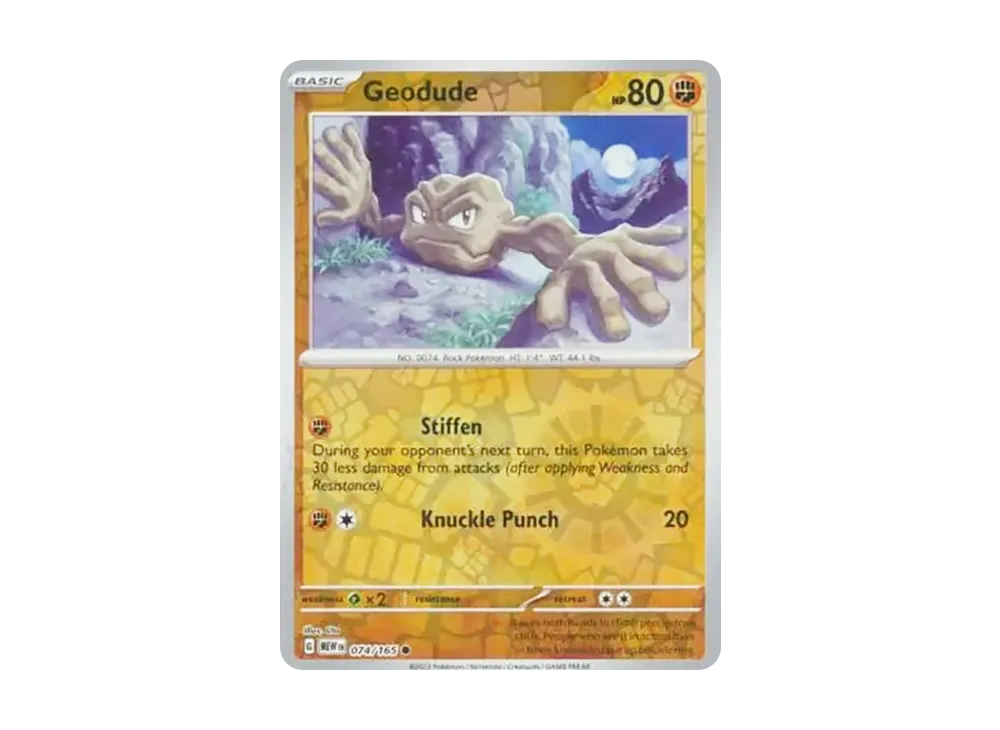 イシツブテ C :リバースホロ [MEW EN 074/165]【英語版】(スカーレット&バイオレット「151」)