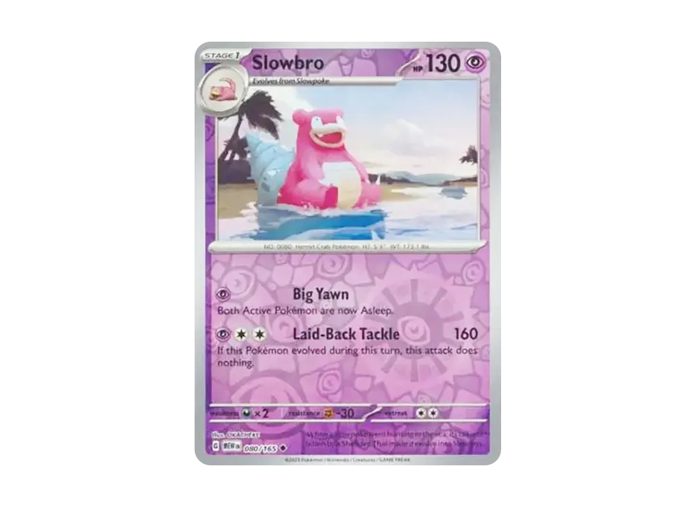 ヤドラン U :リバースホロ [MEW EN 080/165]【英語版】(スカーレット&バイオレット「151」)