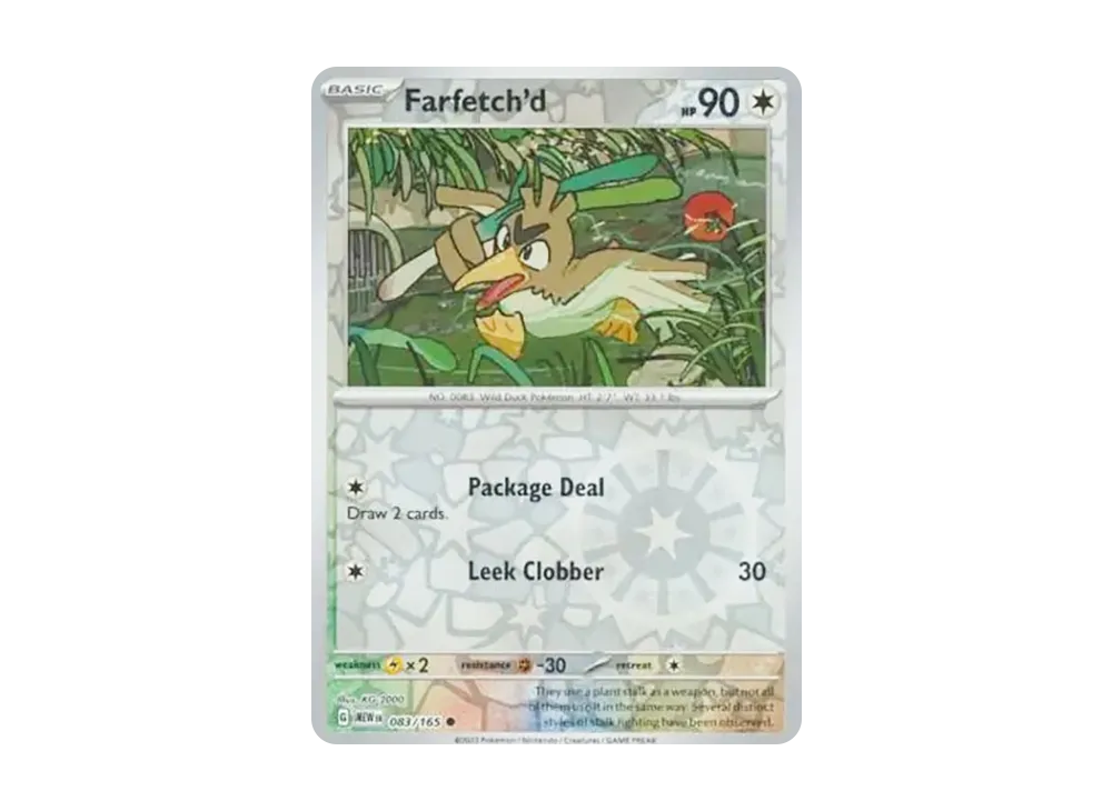 カモネギ C :リバースホロ [MEW EN 083/165]【英語版】(スカーレット&バイオレット「151」)