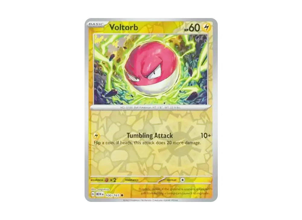 ビリリダマ C :リバースホロ [MEW EN 100/165]【英語版】(スカーレット&バイオレット「151」)