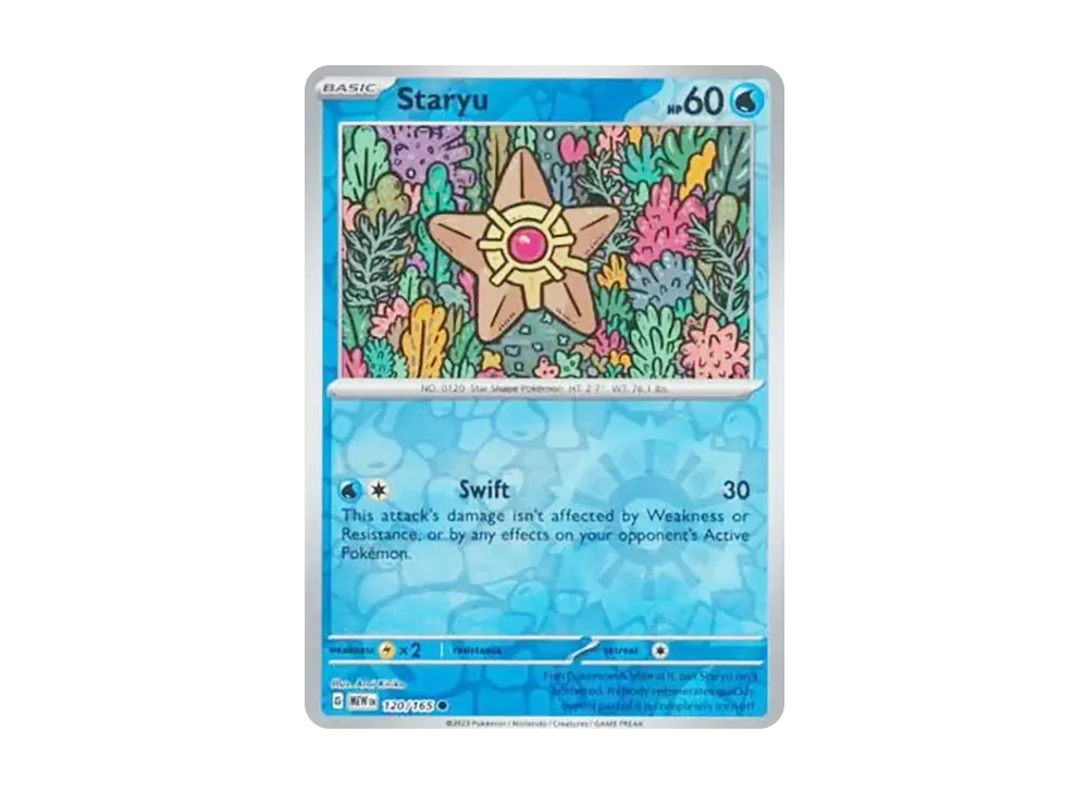 ヒトデマン C :リバースホロ [MEW EN 120/165]【英語版】(スカーレット&バイオレット「151」)