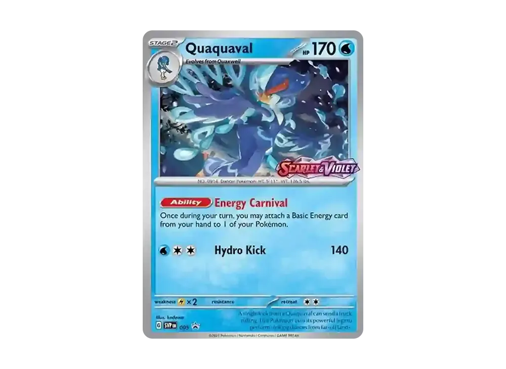 ウェーニバル P [SVP EN 005]【英語版】(スカーレット&バイオレット「プロモーションカード」)