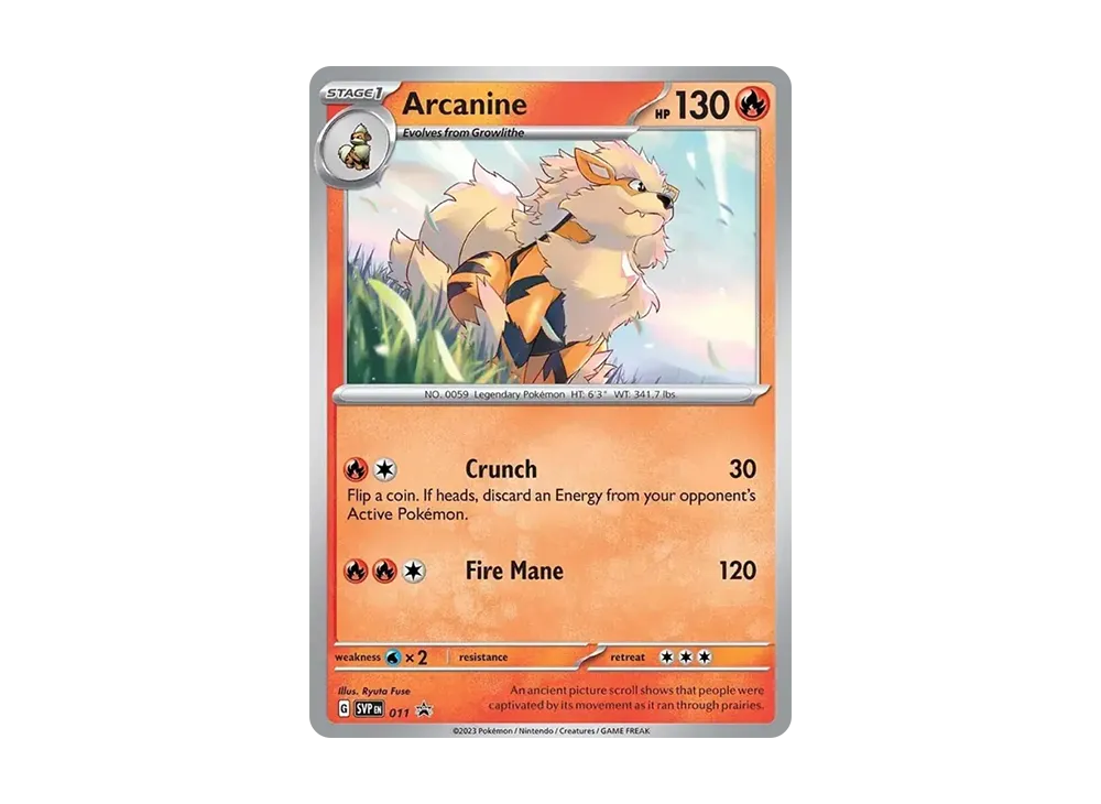 ウインディ P [SVP EN 011]【英語版】(スカーレット&バイオレット「プロモーションカード」)