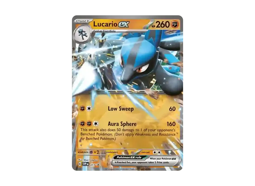 ルカリオex P [SVP EN 017]【英語版】(スカーレット&バイオレット「プロモーションカード」)