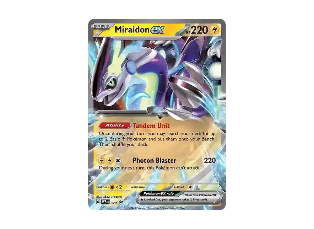 ミライドンex P [SVP EN 028]【英語版】(スカーレット&バイオレット