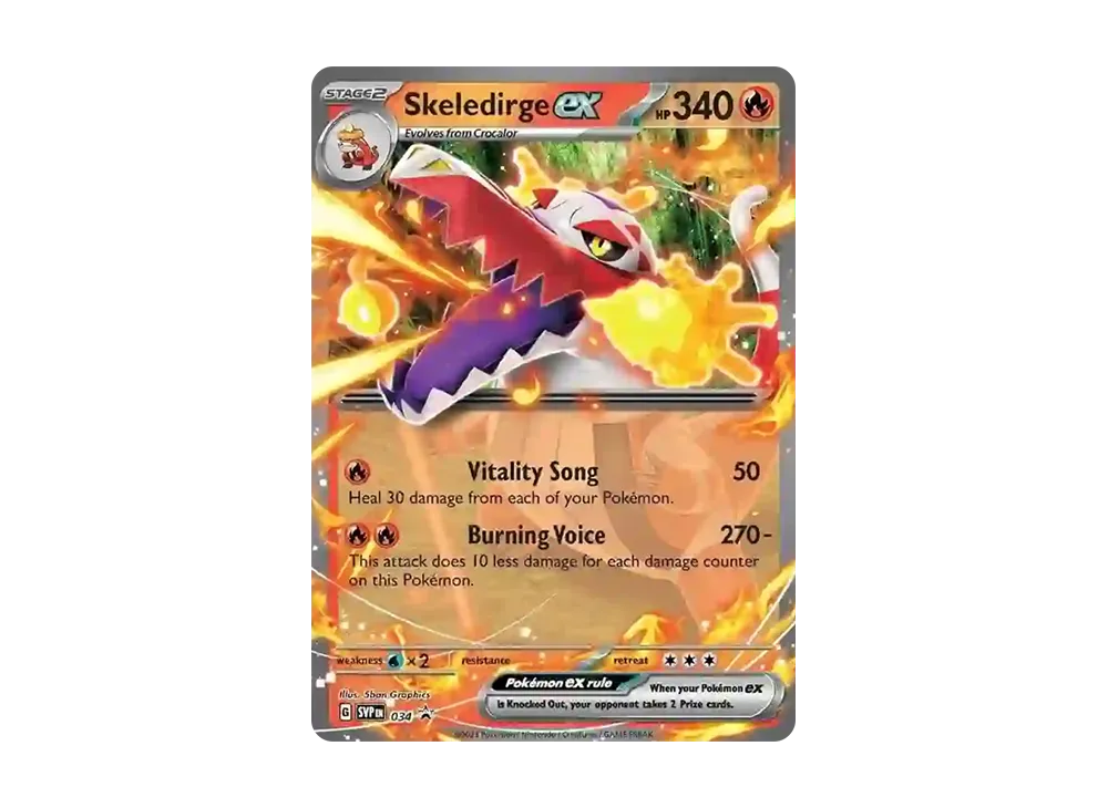 Skeledirge ex P [SVP EN 034](Scarlet & Violet "Promotional Card")