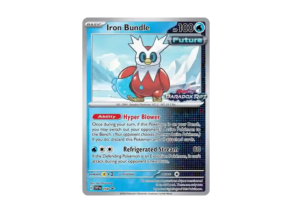 テツノツツミ P [SVP EN 058]【英語版】(スカーレット&バイオレット「プロモーションカード」)