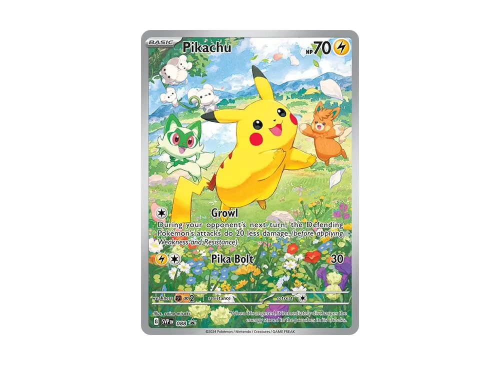 ピカチュウ P [SVP EN 088]【英語版】(スカーレット&バイオレット「プロモーションカード」)