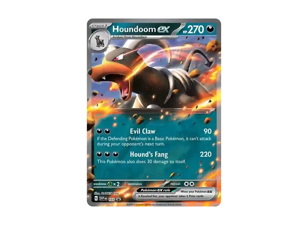 ヘルガーex P [SVP EN 103]【英語版】(スカーレット&バイオレット「プロモーションカード」)