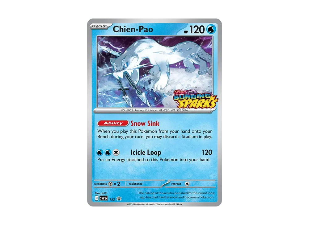 パオジアン P [SVP EN 152]【英語版】(スカーレット&バイオレット「プロモーションカード」)