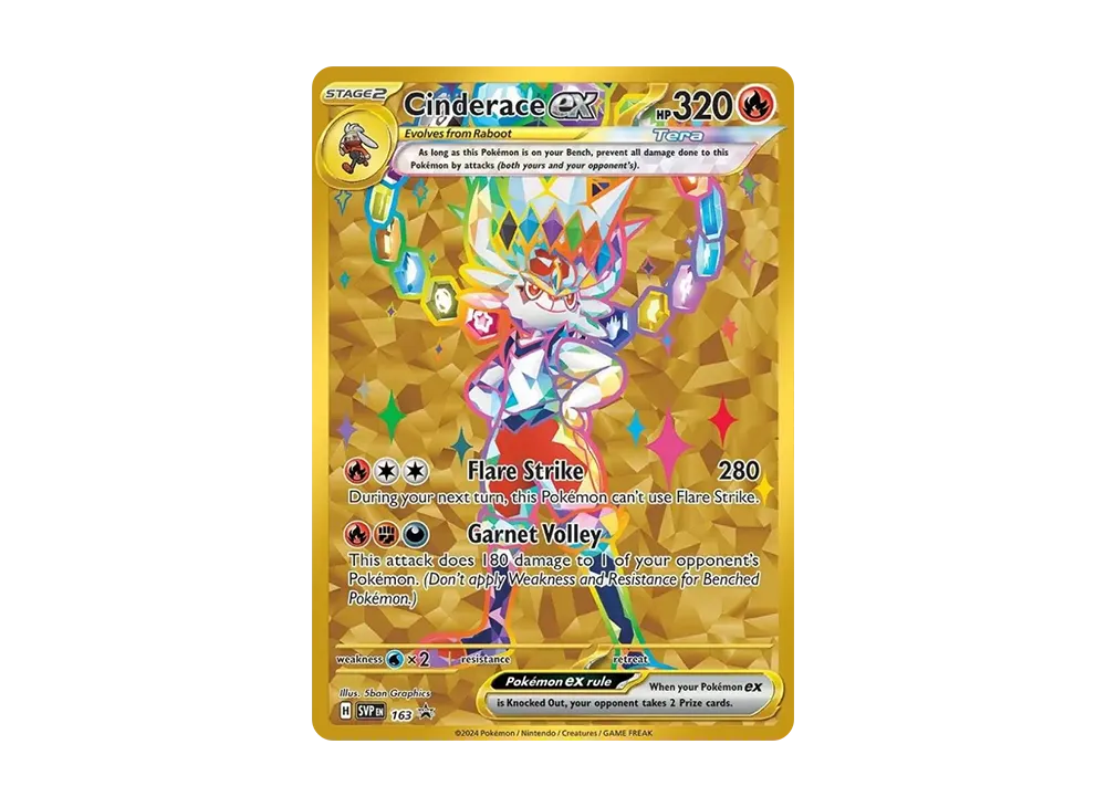 エースバーンex P [SVP EN 163]【英語版】(スカーレット&バイオレット「プロモーションカード」)