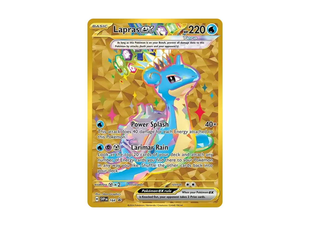 ラプラスex P [SVP EN 164]【英語版】(スカーレット&バイオレット「プロモーションカード」)