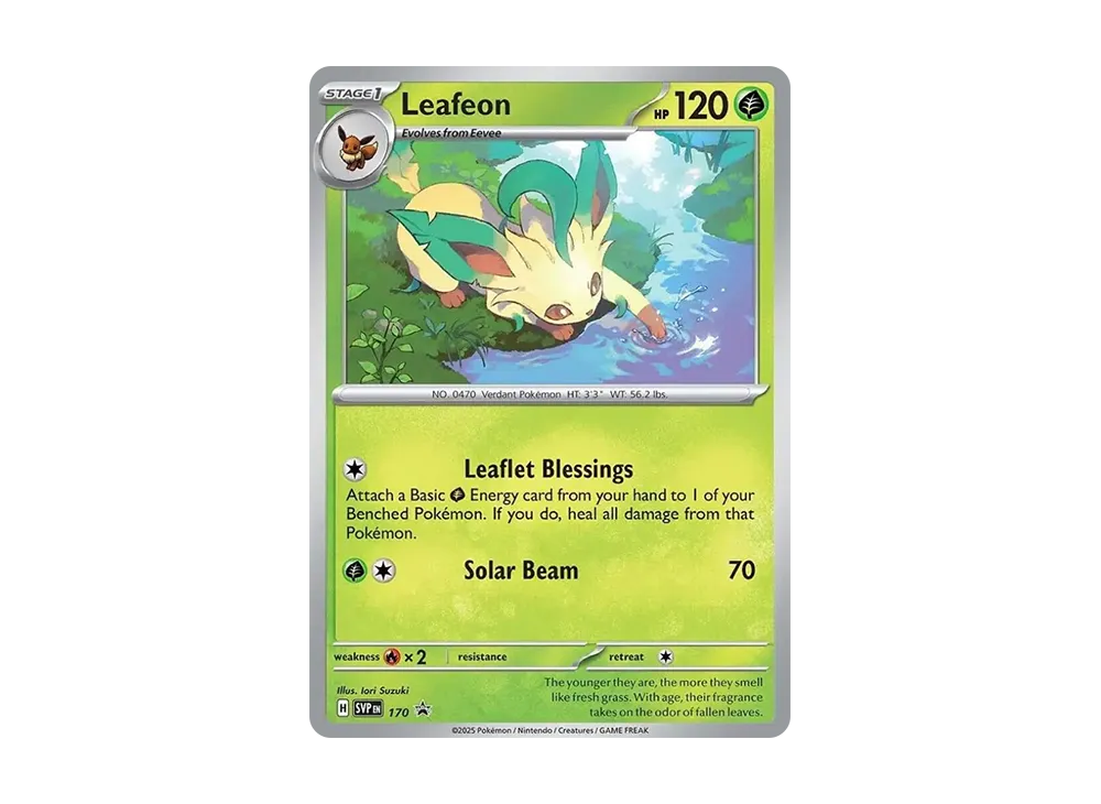 リーフィア P [SVP EN 170]【英語版】(スカーレット&バイオレット「プロモーションカード」)