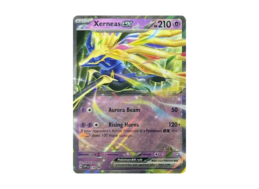 ゼルネアスex P [SVP EN 179]【英語版】(スカーレット&バイオレット「プロモーションカード」)