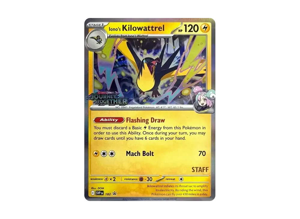 Iono's Kilowattrel P [SVP EN 182](Scarlet & Violet "Promotional Card")
