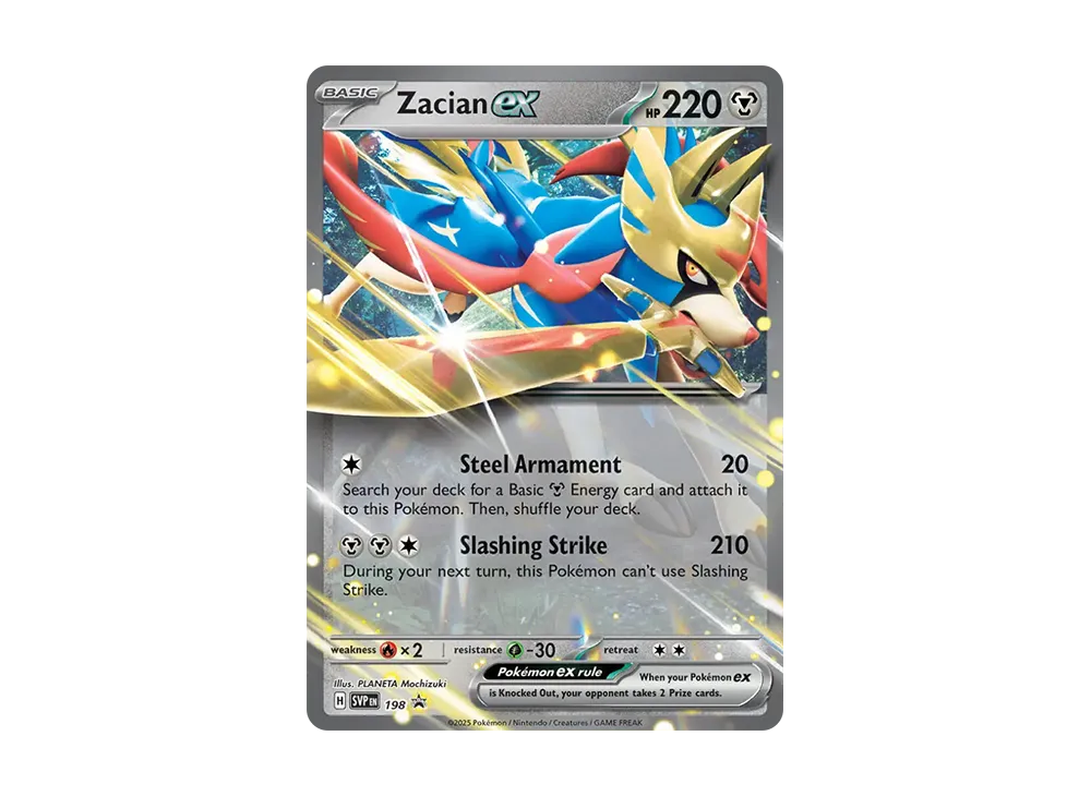 ザシアンex P [SVP EN 198]【英語版】(スカーレット&バイオレット「プロモーションカード」)