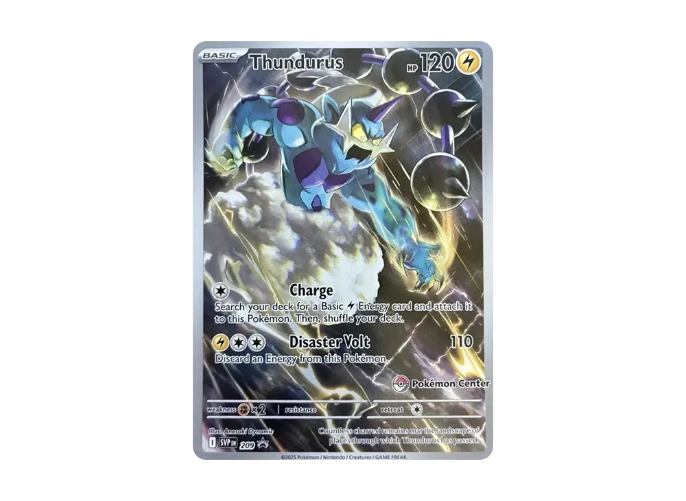 ボルトロス P [SVP EN 209]【英語版】(スカーレット&バイオレット「プロモーションカード ポケモンセンター限定」)