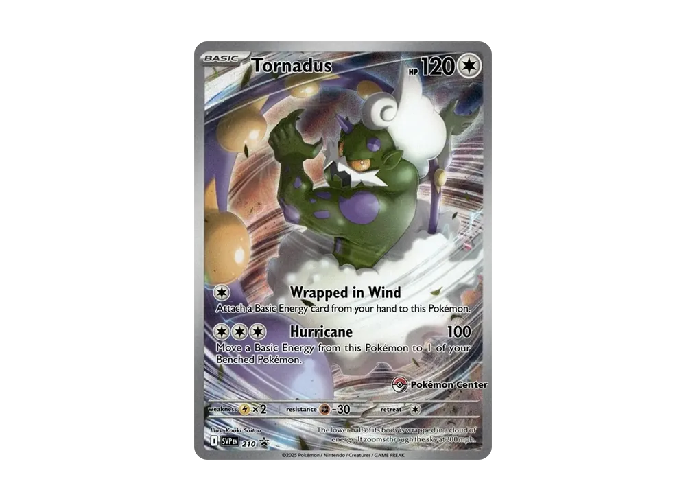 トルネロス P [SVP EN 210]【英語版】(スカーレット&バイオレット「プロモーションカード ポケモンセンター限定」)