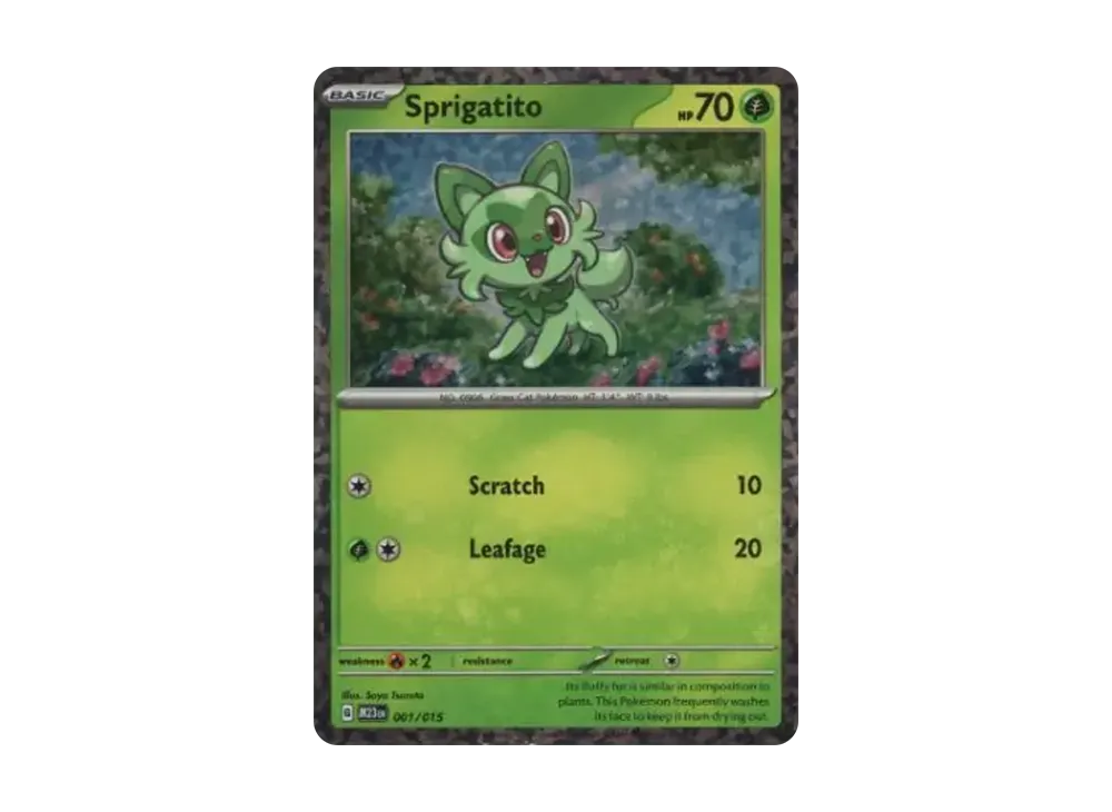 ニャオハ [M23 EN 001/015]【英語版】(スカーレット&バイオレット「マクドナルド マッチバトル 2023」)