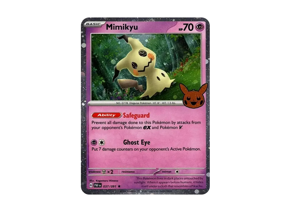 ミミッキュ R [PAF EN 037/091]【英語版】(スカーレット&バイオレット「トリックオアトレード 2024」)