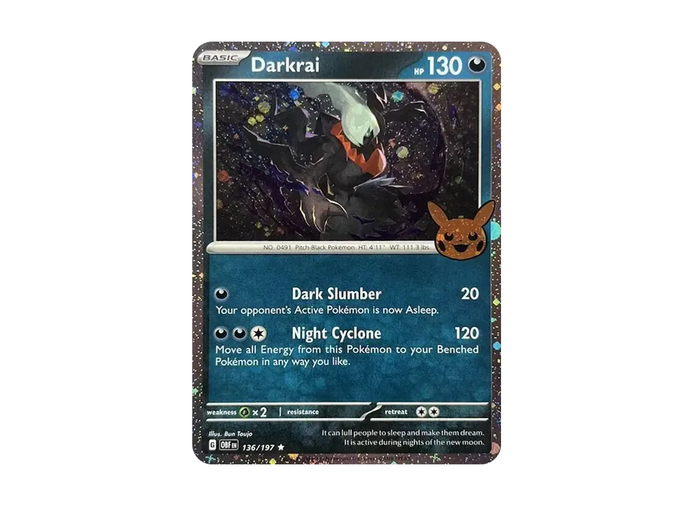 Darkrai R [OBF EN 136/197](Scarlet & Violet "TRICK OR TRADE 2024") |  SNKRDUNK