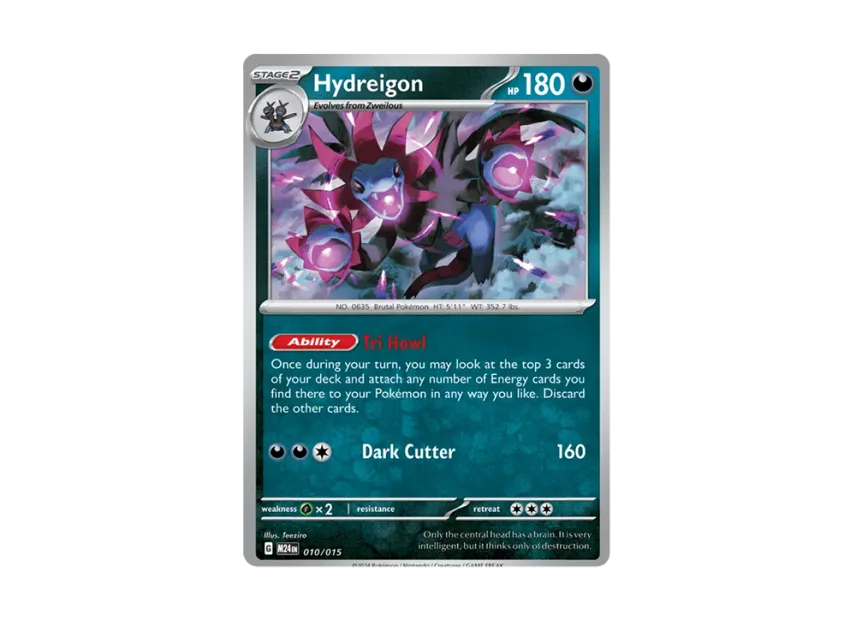 hydreigon pokemon card 010 015 Pokmon Hydreigon Promo Card 010/015 2025